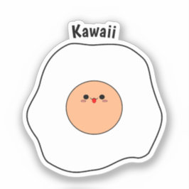 かわいい目玉焼きビニールステッカー シール