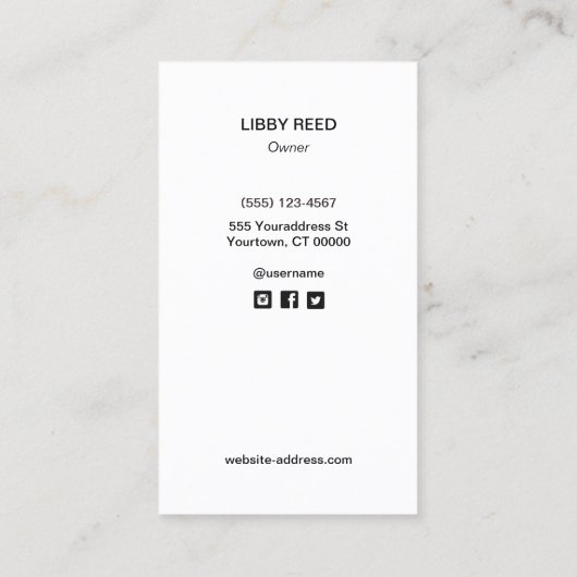 かわいい眉毛ねじ切り眉バー 名刺 (裏面)