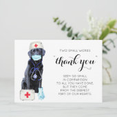 かわいい看護ドッグありがとうナース日 シーズンカード (スタンド正面)