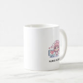 かわいい看護師と医療従事者 コーヒーマグカップ (正面右)