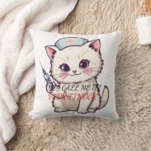 かわいい看護師の猫 静脈探し パーソナライズデザイン