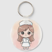 かわいい看護師キーチェーン キーホルダー (正面)