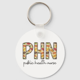 かわいい看護師パブリックヘルスナーススウェット PHN RN キーホルダー