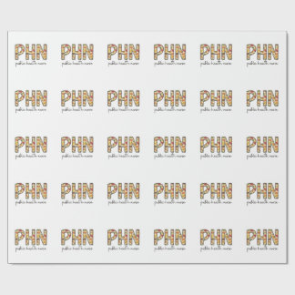かわいい看護師パブリックヘルスナーススウェット PHN RN ラッピングペーパー