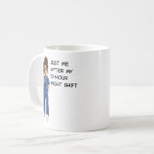 かわいい看護師 コーヒーマグカップ (正面左)