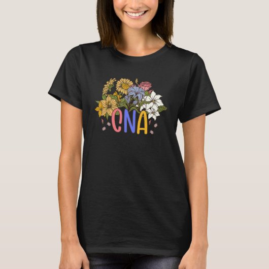 かわいい看護補助者の日 認定看護補助者 Tシャツ (正面)
