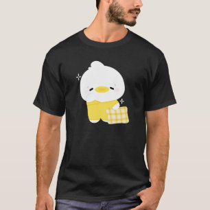 かわいい眠いアヒル Tシャツ