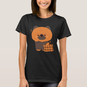 かわいい眠いドイツの羊飼い子犬 Tシャツ