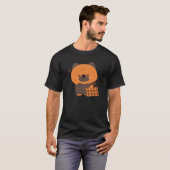 かわいい眠いドイツの羊飼い子犬 Tシャツ (正面フル)