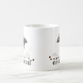 かわいい眠いナマケモノ – ナマケモノのカップ コーヒーマグカップ (中央)