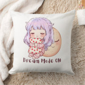 かわいい眠い女の子クッション枕 クッション (ブランケット)