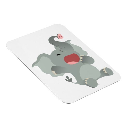 かわいい眠い漫画エレファントフレキシブルマグネット マグネット (右側)