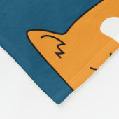 かわいい眠い猫の毛布 フリースブランケット (角)