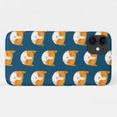 かわいい眠い猫iPhone 11ケース Case-Mate iPhoneケース (裏面(横))