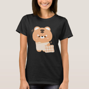 かわいい眠い虎 Tシャツ