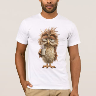 かわいい眠そうなキャラクター | 愛らしい寝室デザイン Tシャツ