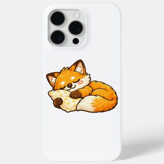 かわいい眠そうな狐 Case-Mate iPhoneケース (裏面)