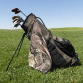 かわいい眠っている豚 ゴルフタオル (グリーン)