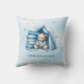 かわいい眠りテディベアベビーベビーベッド クッション (裏面)