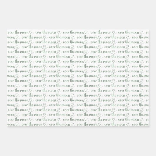 かわいい眠りテディベア男女兼用ボー ラッピングペーパーシート (正面3)