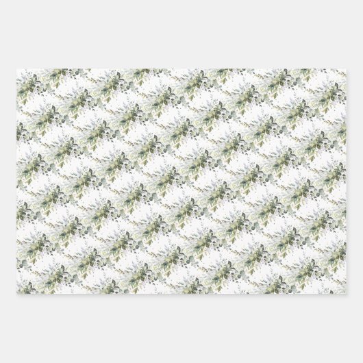 かわいい眠りテディベア男女兼用ボー ラッピングペーパーシート (正面2)