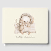 かわいい眠りテディベア ゲストブック (正面)