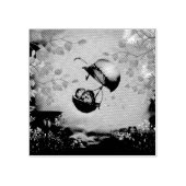 かわいい眠りネズミ ラバースタンプ (インプリント)