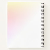 かわいい眠りバニー ノートブック (裏面)