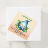 かわいい眠りベビードロープベビーシャワー フェイバータグ (インサイチュ)