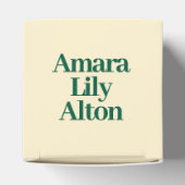 かわいい眠りベビードロープベビーシャワー フェイバーボックス (上部)