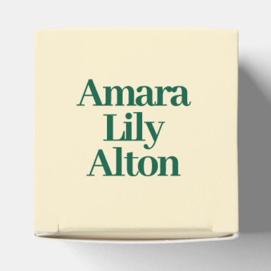 かわいい眠りベビードロープベビーシャワー フェイバーボックス (上部)