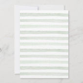 かわいい眠りベビーパンダベビーシャワー招待状 招待状 (裏面)