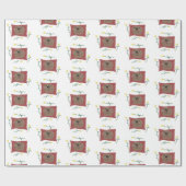 かわいい眠り犬 ラッピングペーパー (フラット)