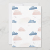 かわいい眠るクマを男女で明かす 招待状 (裏面)