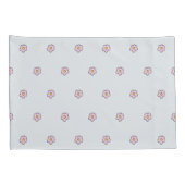 かわいい眠るナマケモノと名前の子供 枕カバー (裏面-右)