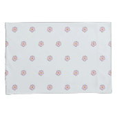 かわいい眠るナマケモノと名前の子供 枕カバー (正面右)