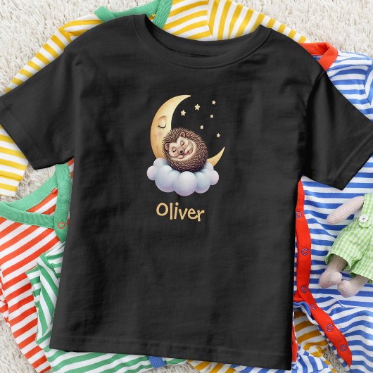 かわいい眠るハリネズミ トドラーTシャツ
