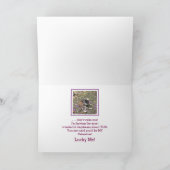 「かわいい眠る子猫/バレンタインの夢」 カード (内部)