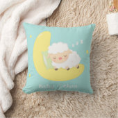 かわいい眠る子羊の子供部屋のインテリア クッション (ブランケット)