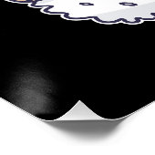 かわいい眠る寿司猫kittenアジアのフード恋人 ポスター (コーナー)