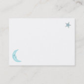 かわいい眠る月の名刺 名刺 (裏面)