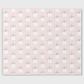 かわいい眠る猫の柄 ラッピングペーパー (フラット)