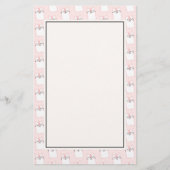 かわいい眠る猫の柄 便箋 (正面)