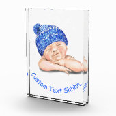 かわいい眠る甘い笑顔ハッピーベビーカスタマイズ-  フォトブロック (右)