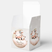 かわいい眠る赤ちゃん動物美しいパーティー フェイバーボックス (オープン)