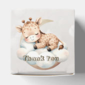 かわいい眠る赤ちゃん動物美しいパーティー フェイバーボックス (上部)