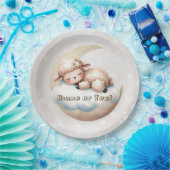 かわいい眠る赤ちゃん動物美しいパーティー ペーパープレート (パーティー)