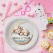 かわいい眠る赤ちゃん動物美しいパーティー ペーパープレート (パーティー)