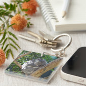 かわいい眠れるコアラinツリー キーホルダー (正面右)