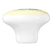 かわいい眠れるコンピューター猫 セラミックノブ (側面)